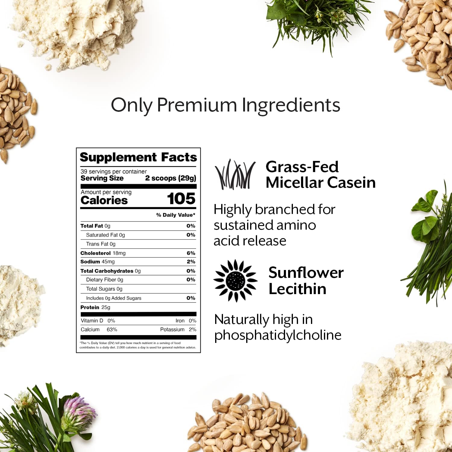 5lb-bulk-unflavored-casein-protein-powder---grass-fed-all-natural---slow-recovery-post-workout---gluten-free---great-for-shakes-smoothies-baking-cooking-4