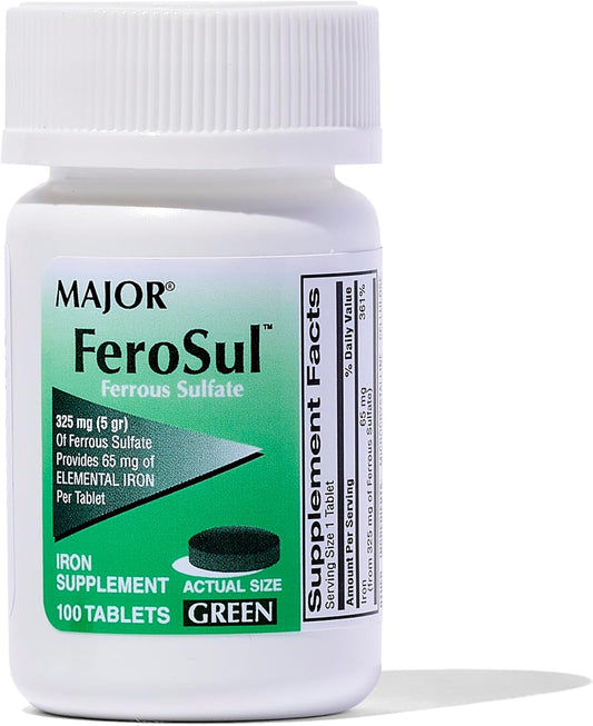 ferosul-ferrous-sulfate-325mg-tablets---iron-supplement-for-women-and-men---100-tablets-4-pack---high-elemental-iron-content-1