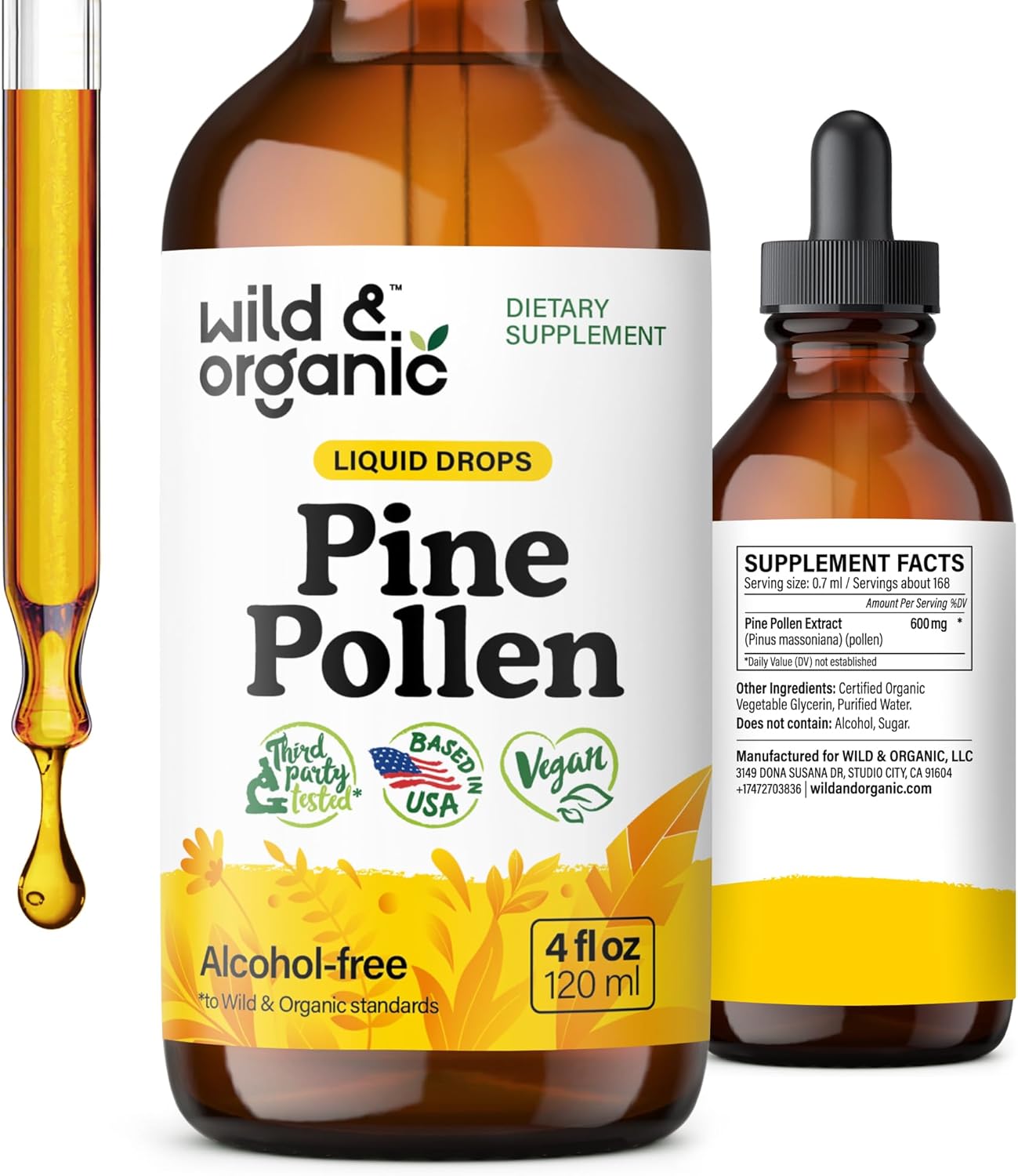 organic-pine-pollen-tincture---liquid-drops-for-men-women---vegan-sugar-alcohol-free-supplement---4-fl-oz-1