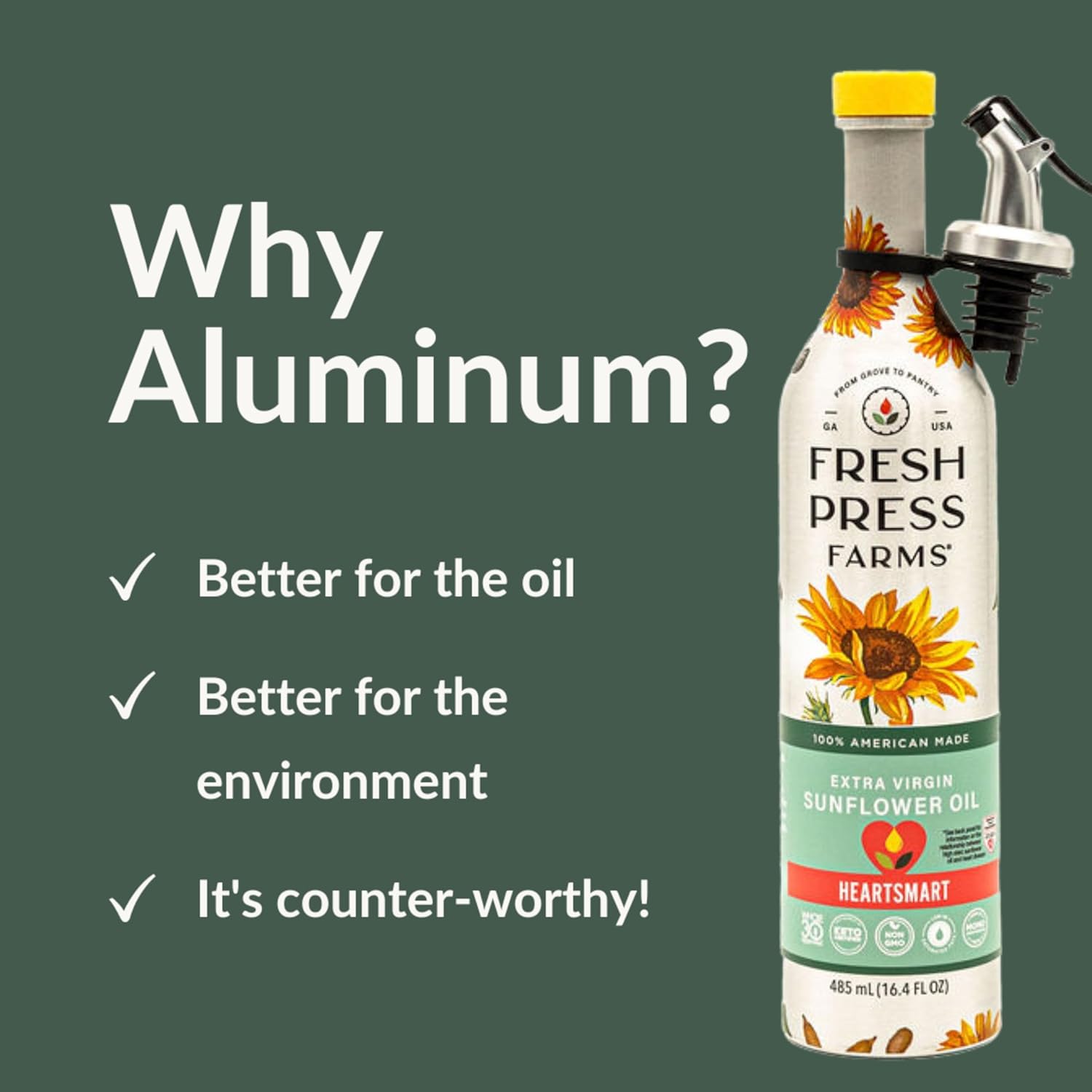 georgia-grown-cold-pressed-sunflower-oil---2-pack-of-164-fl-oz-bottles---high-oleic-unrefined-whole30-certified-non-gmo-keto-paleo-gluten-free---100-american-made-6