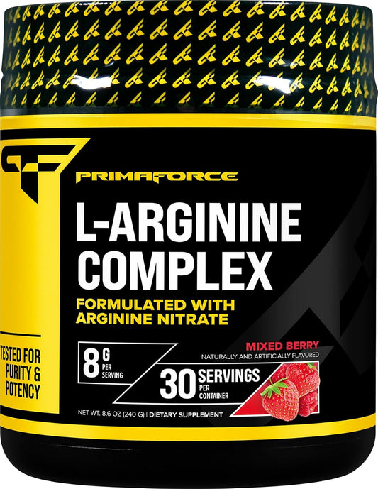 primaforce-l-arginine-complex-powder---mixed-berry-flavor-30-servings---muscle-building-protein-supplement-for-optimal-gains-1
