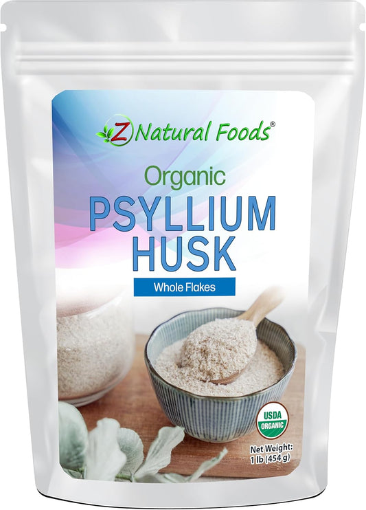 organic-whole-psyllium-husk-flakes---natural-fiber-supplement-for-smoothies-juices-non-gmo-vegan-gluten-free-kosher---1-lb-1