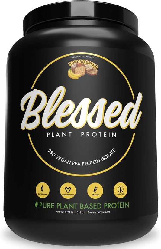 organic-vegan-protein-powder---plant-based-meal-replacement-shake-23g-pea-protein-dairyglutensoy-free-no-added-sugar---30-servings-banana-bread-1