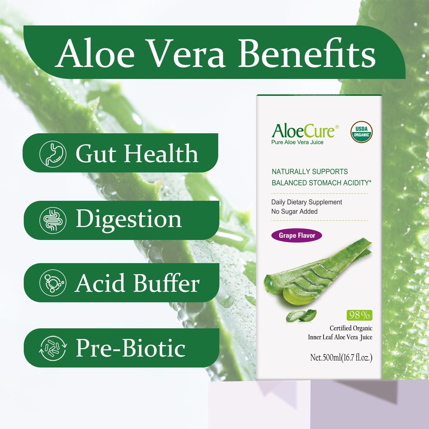 organic-aloe-vera-juice-grape-flavor-digestive-immune-health-supplement---usda-certified-freshly-harvested-balanced-stomach-acidity-167oz-x-2-bottles-2