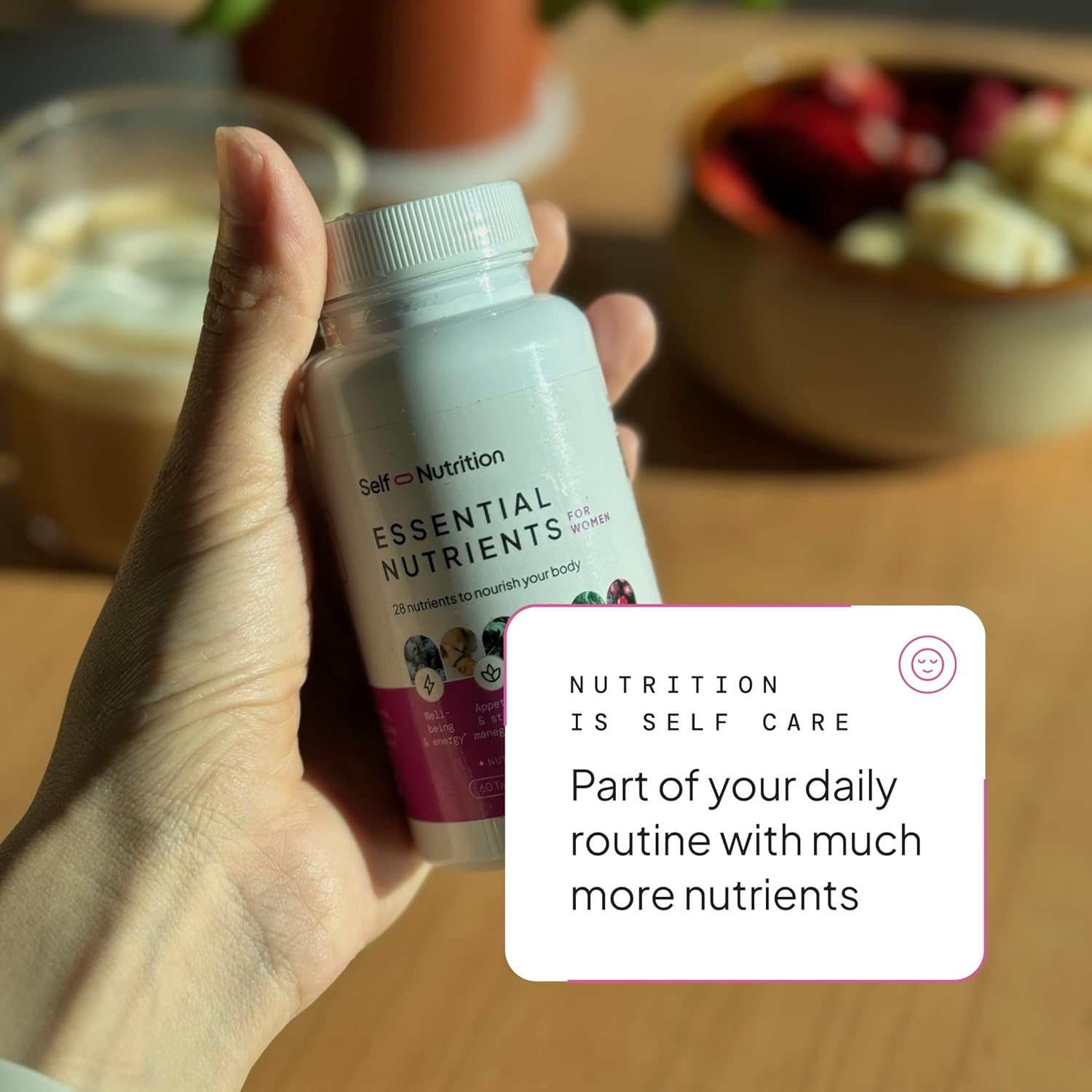 Vegan Women's Multivitamin with 28 Nutrients for Energy, Sleep, Skin, and Cravings - Gluten-Free, Keto-Friendly, USA-Made - 2-Month Supply - Espot.com.au