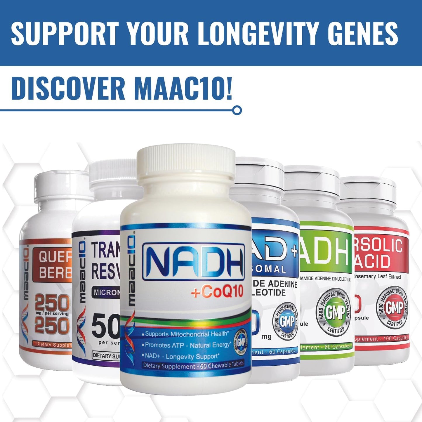 3 Pack Liposomal NAD+ Capsules - 180 x 250mg | Supports Energy & Reduces Fatigue - Non-GMO, Gluten Free, Vegan - Espot.com.au