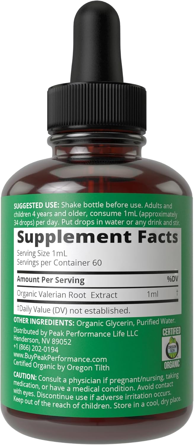 usda-organic-valerian-root-liquid-drops---vegan-extract-tincture-for-relaxation-sleep-calm---sugar-gluten-free-supplement-for-men-women---peak-performance-formula-6