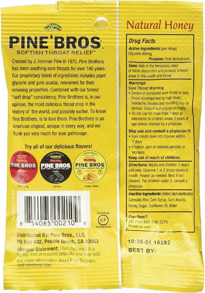 pine-bros-softish-throat-drops-value-pack---natural-honey-flavor-32-count-per-pack-pack-of-3-2