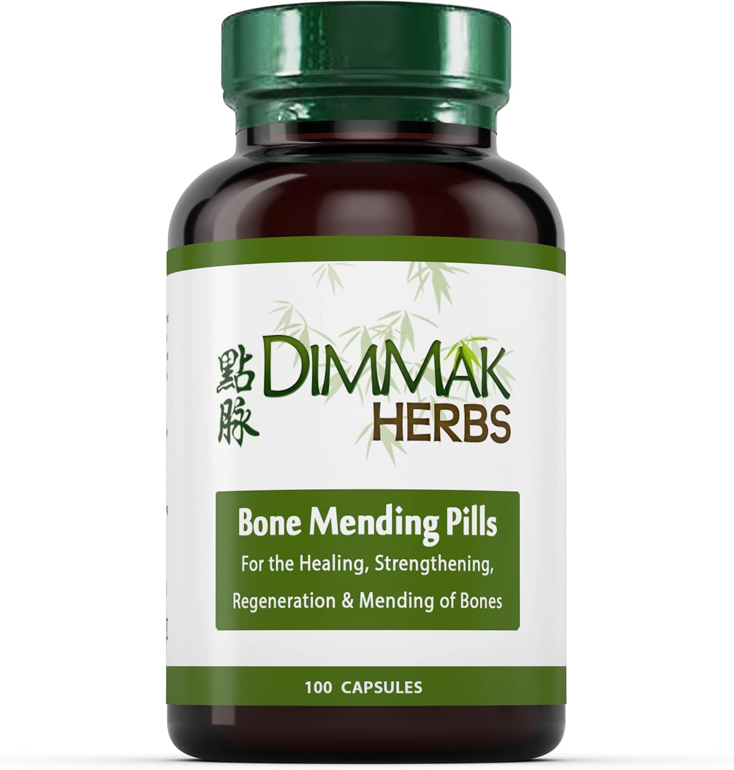 Dimmak Herbs Bone Mending Supplement for Bone Fracture Healing & Strengthening - 500mg, 100 Capsules - Espot.com.au