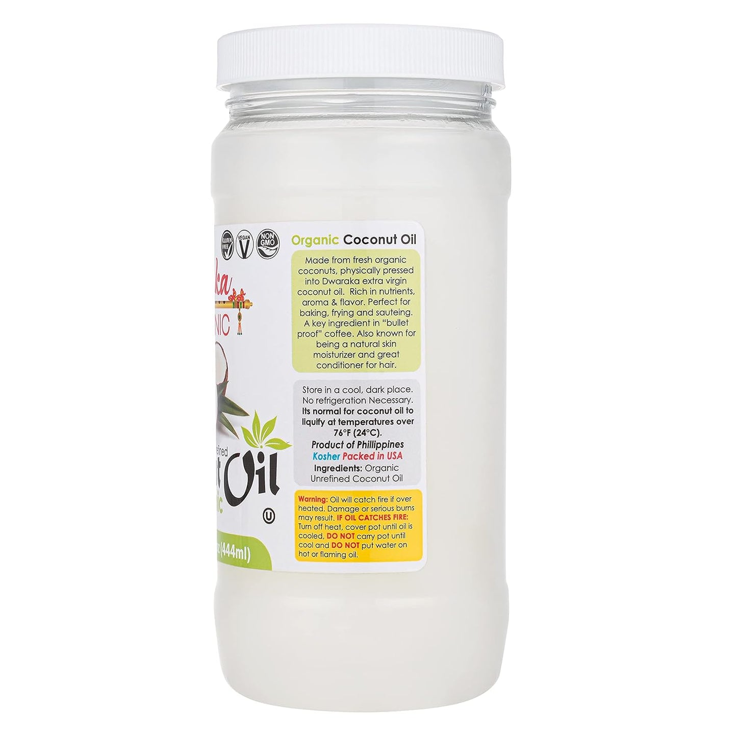 organic-extra-virgin-coconut-oil---15-fl-oz-non-gmo-pure-unrefined-ideal-for-cooking-hair-skin-massage---dwaraka-organic-aceite-de-coco-3