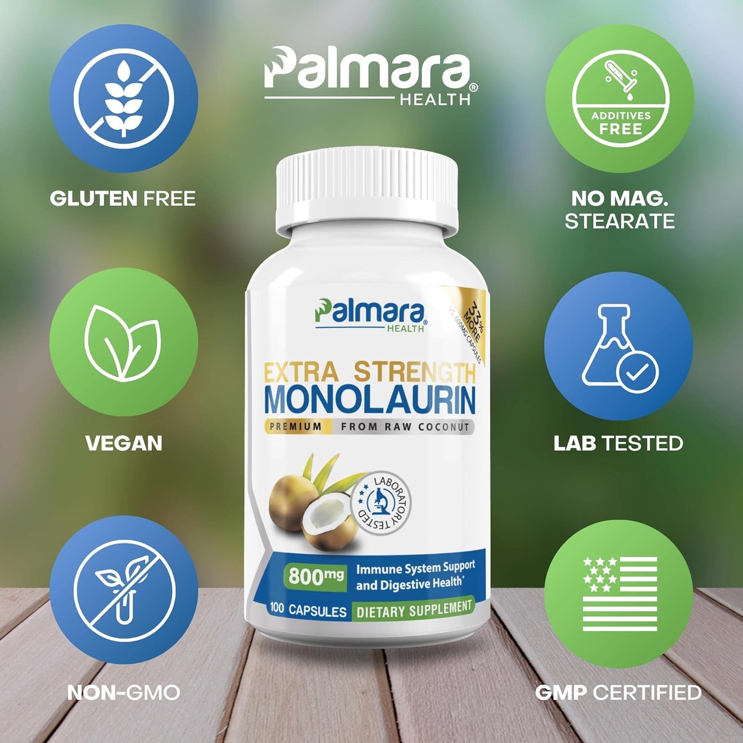 2-pack-palmara-health-monolaurin-capsules---extra-strength-1600mg-per-serving-800mg-per-capsule---total-200-capsules-5