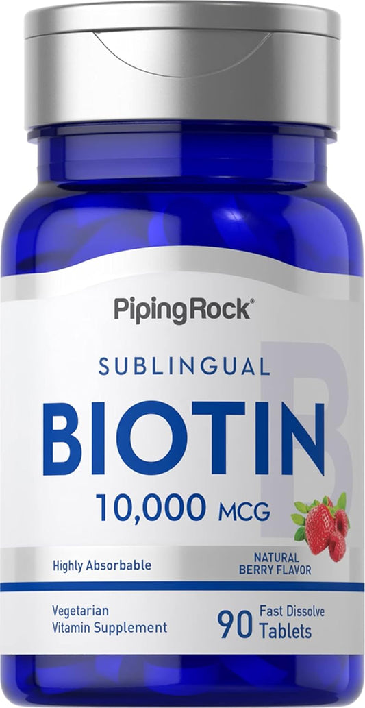 high-absorption-biotin-10000mcg-tablets---90-berry-flavor---fast-dissolve-sublingual-supplement---vegetarian-non-gmo-gluten-free-1