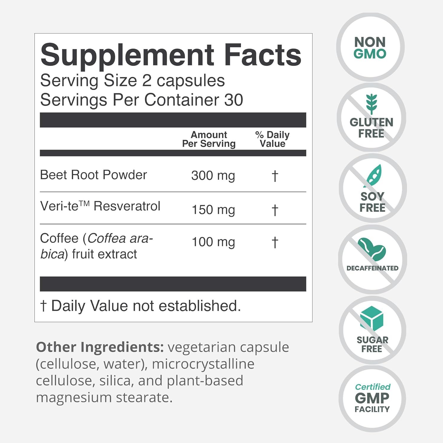 Organic SuperBeets Black Cherry Powder with Memory and Focus Enhancement Capsules - Espot.com.au