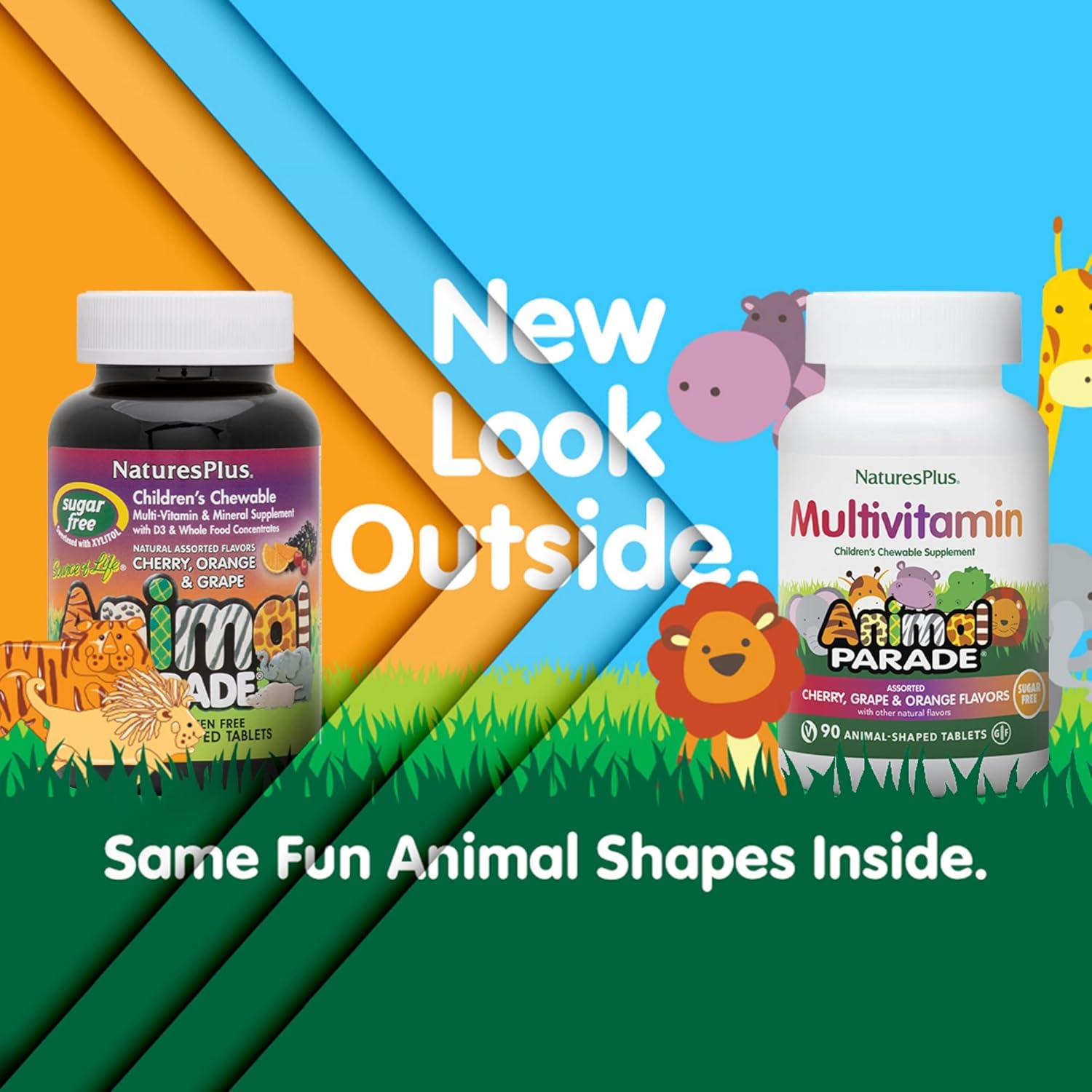 natures-plus-animal-parade-sugar-free-kids-multivitamin---cherry-grape-orange-flavors---2-packs-90-chewable-tablets---90-servings-2