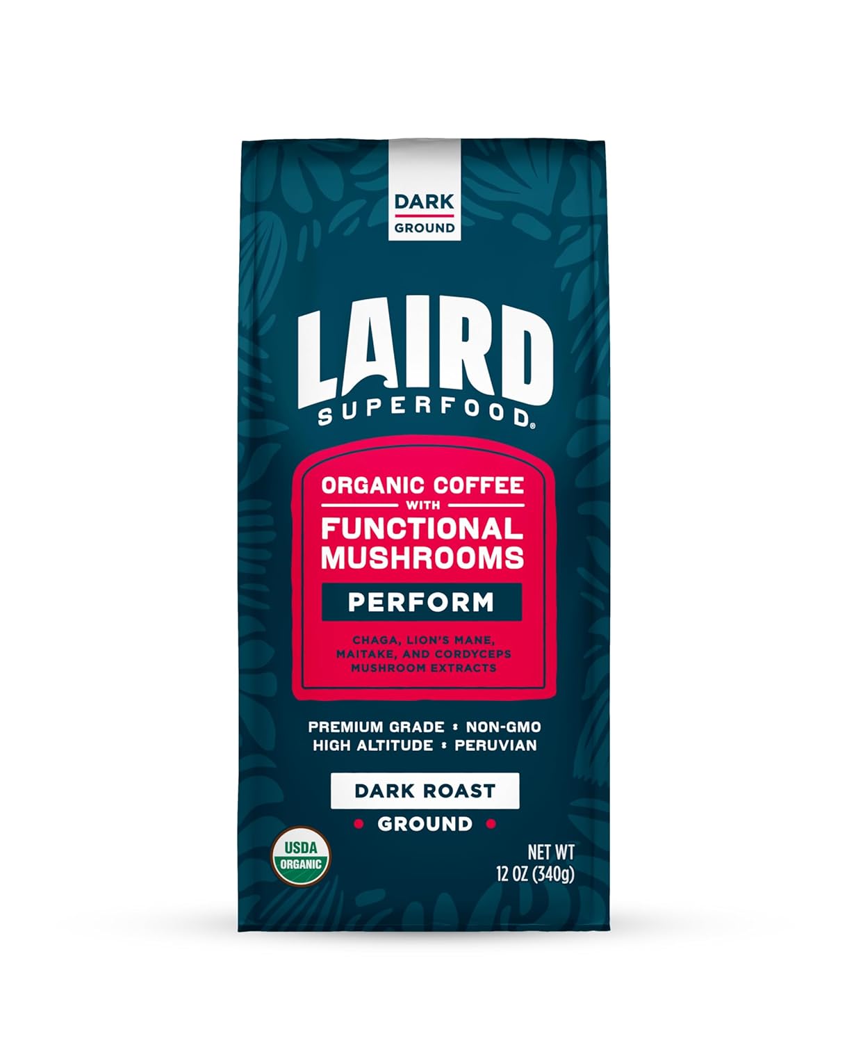 certified-organic-peruvian-dark-roast-coffee-with-functional-mushrooms---gluten-free-dairy-free-non-gmo---12-oz-bag---paleo-keto-friendly-1