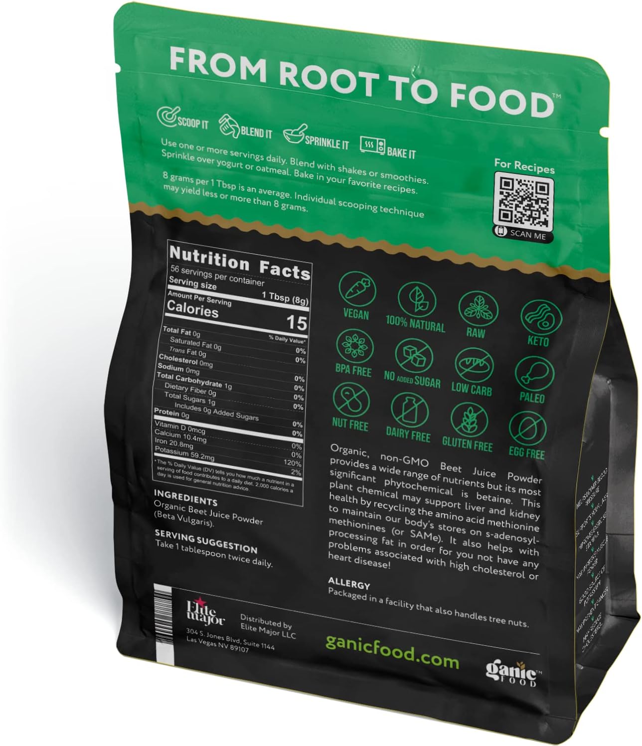 organic-beet-root-juice-powder---16-ounces-pure-ganic-food-supplement-2