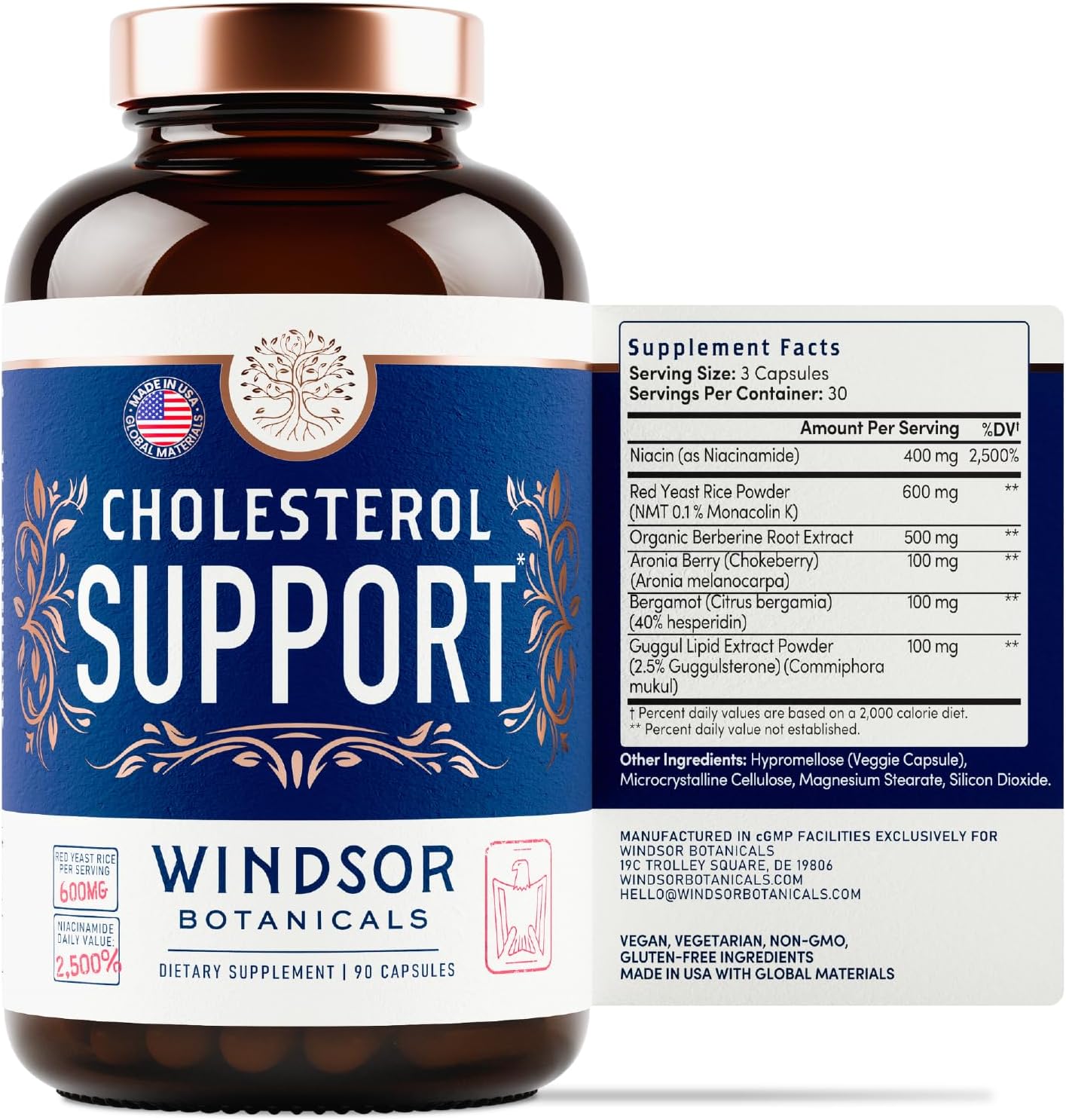 bundle-of-windsor-botanicals-cholesterol-support-supplements-and-dental-probiotics-for-fresh-breath---improve-oral-health-and-lower-cholesterol-levels-2