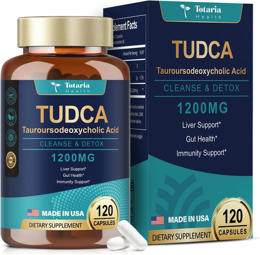ultra-strength-1200mg-tudca-supplement---120-capsules-for-liver-gallbladder-repair-pure-bile-salts-liver-support-gut-health---totaria-tudca-formula-1