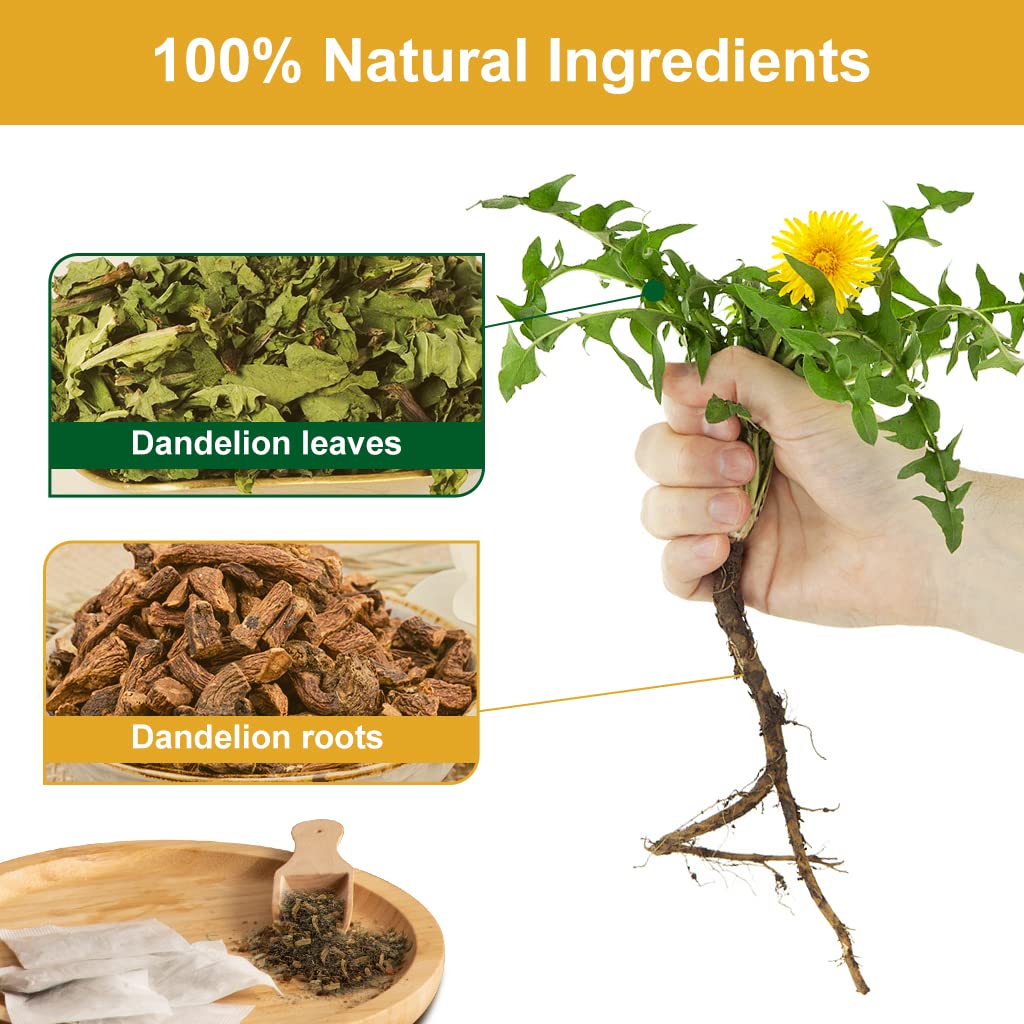 premium-dandelion-leaf-root-tea---herbal-liver-support-antioxidant-digestion-immune-booster---traditional-detox-tea---caffeine-free---40-bags80g-3