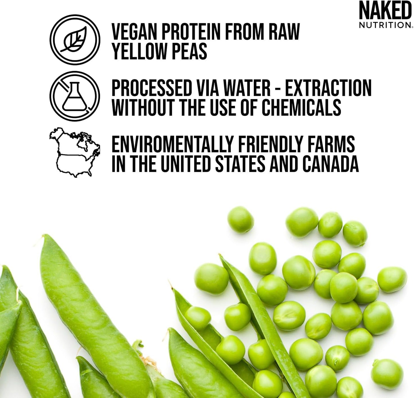 5LB Bulk Chocolate Naked Pea Protein Isolate - Plant Based, Vegetarian & Vegan Protein, Easy to Digest, Non-GMO, Gluten-Free - Espot.com.au