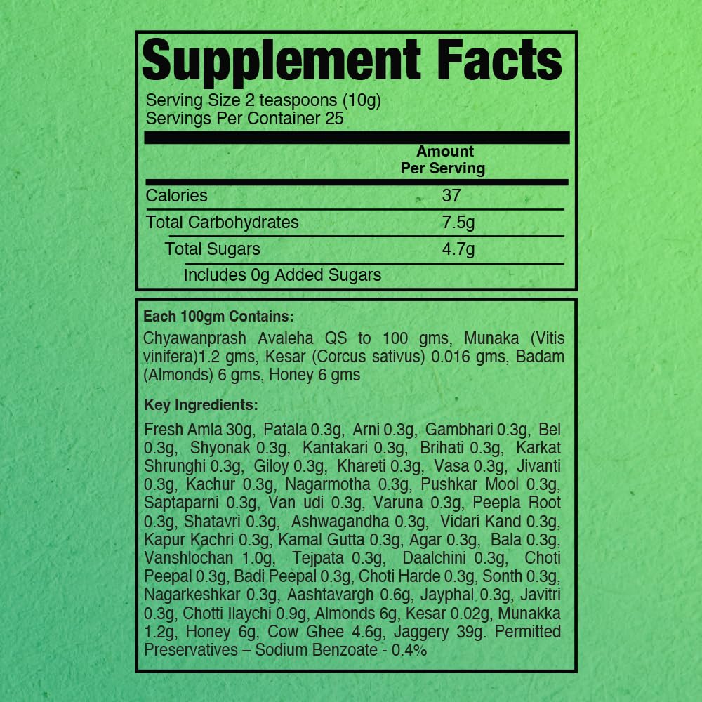 sugar-free-veda-premium-chyawanprash-88-oz---ayurvedic-herbal-jam-with-amla-ashwagandha---immunity-booster-with-antioxidants---enriched-with-almonds-saffron-8