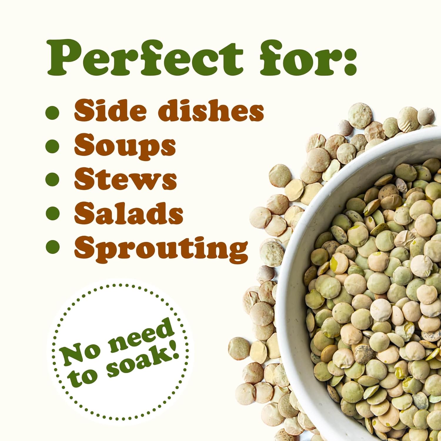 organic-whole-green-lentils-3-lbs---non-gmo-dried-raw-beans-sproutable-vegan-kosher---high-in-folate-fiber-protein---no-soaking---ideal-for-soups-veggie-burgers---bulk-packaging-6
