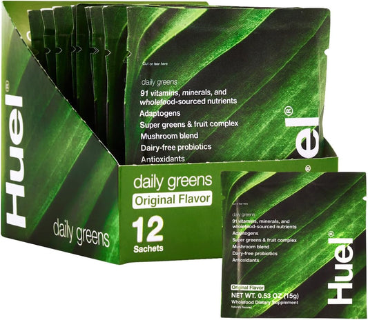 huel-daily-greens-single-serve-pack---superfood-powder-with-91-vitamins-minerals-adaptogens-antioxidants-probiotics---12-pack-1