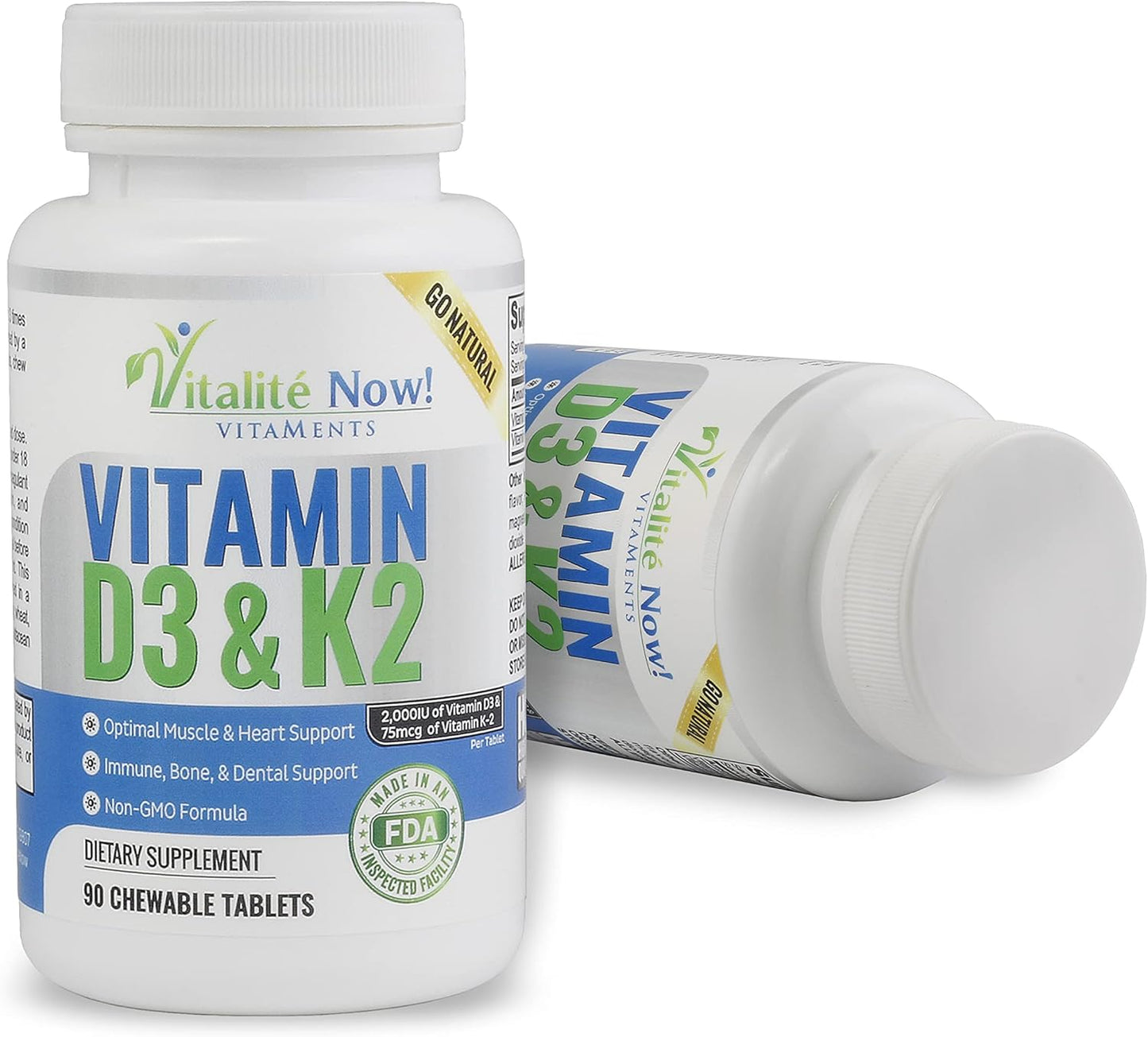 vitalit-now-vitamin-d3-2000-iu-k2-chewable-tablets---cherry-flavor---optimal-absorption-for-lung-health-strong-bones-heart---natural-formula---90-tablets---3-month-supply-2