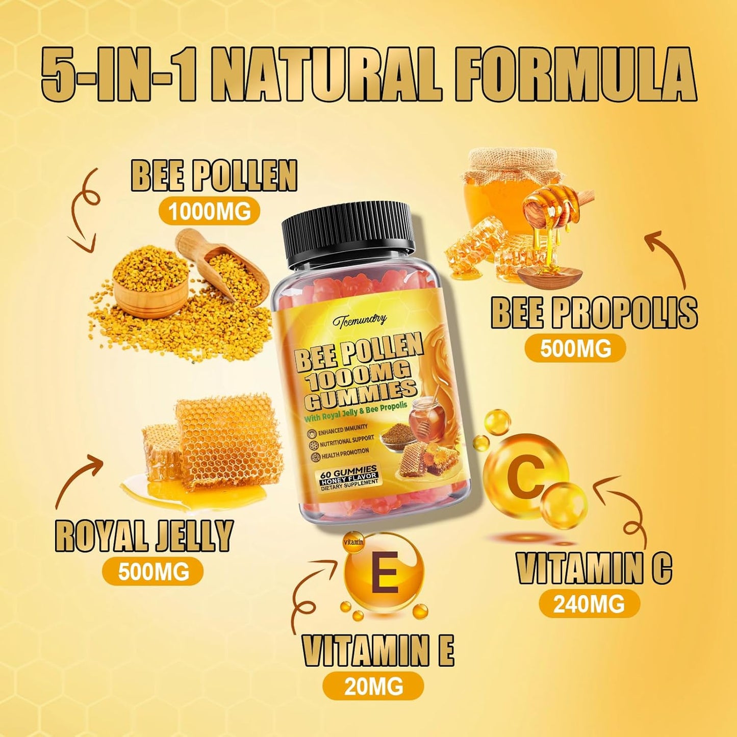 sugar-free-bee-pollen-gummies-with-royal-jelly-propolis-vitamin-c-e-vegetarian-non-gmo-120-count-3
