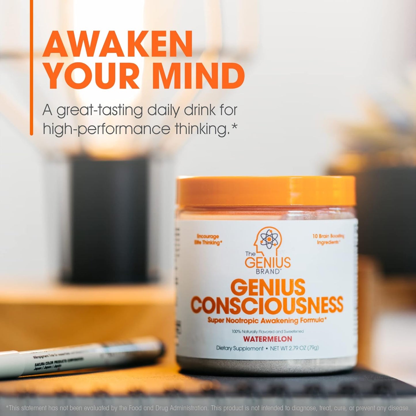 genius-consciousness-watermelon-nootropic-powder-for-focus-memory---brain-supplement-with-alpha-gpc-lions-mane-mushroom---boost-cognitive-function-neuro-energy-8