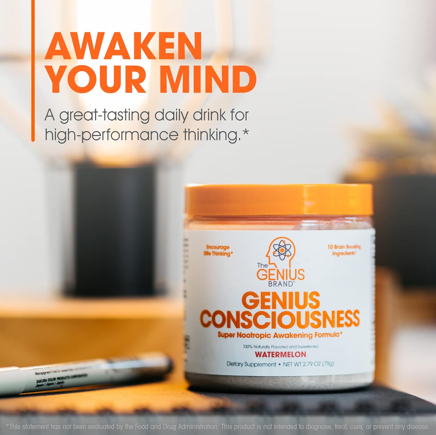 genius-consciousness-watermelon-nootropic-powder-for-focus-memory---brain-supplement-with-alpha-gpc-lions-mane-mushroom---boost-cognitive-function-neuro-energy-8
