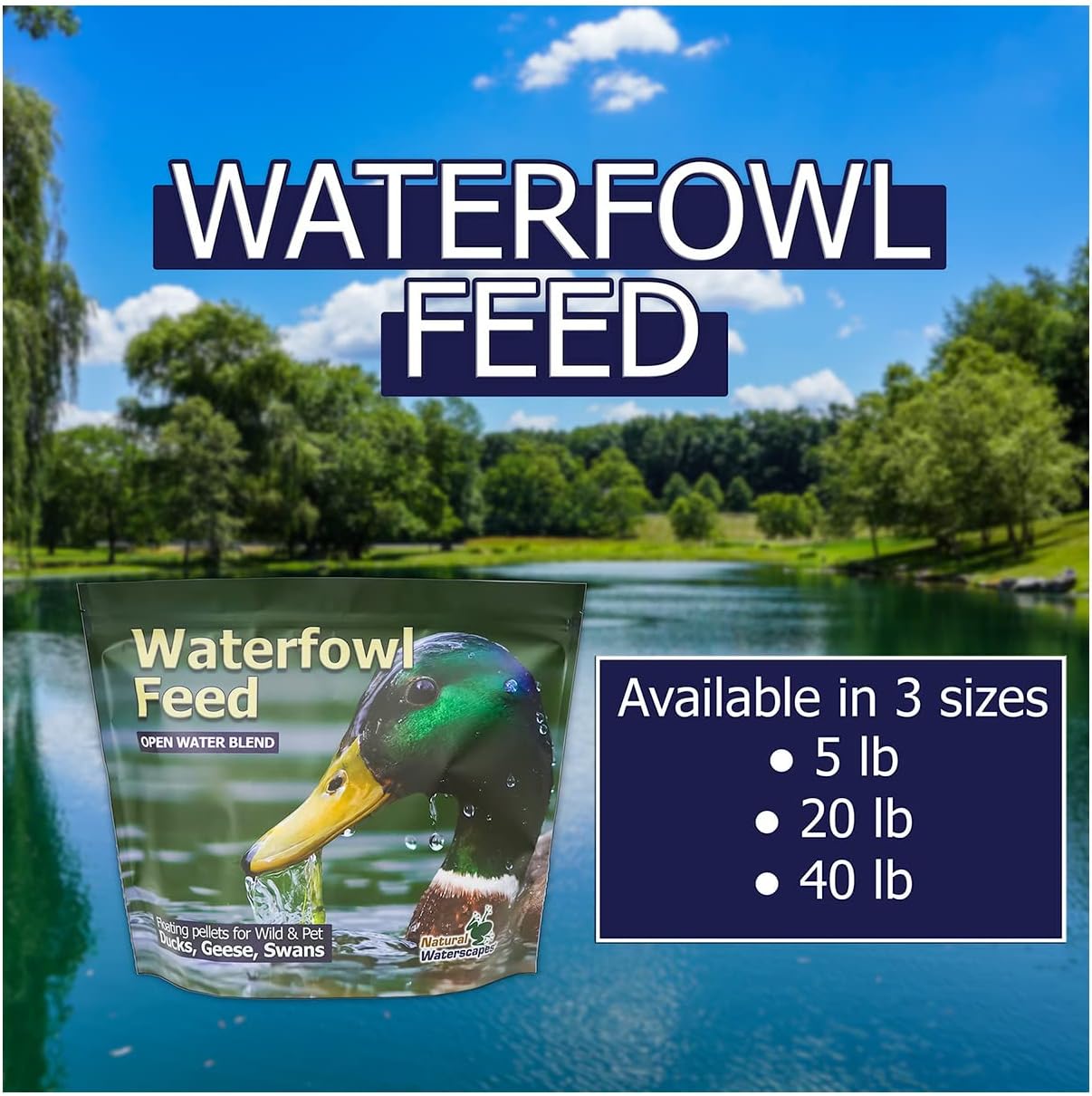 floating-waterfowl-feed-pellets-5-lb-resealable-bag-for-ducks-swans-geese-natural-ingredients-ideal-for-wild-or-pet-ducks-9