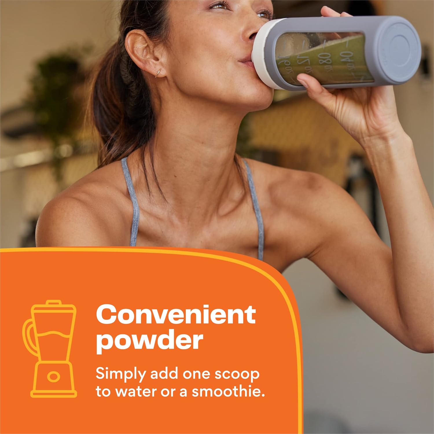 Organic Superfood Greens Powder with Immune Support, Digestive Enzymes & Probiotics - Tangerine Flavor, 30 Servings - Espot.com.au