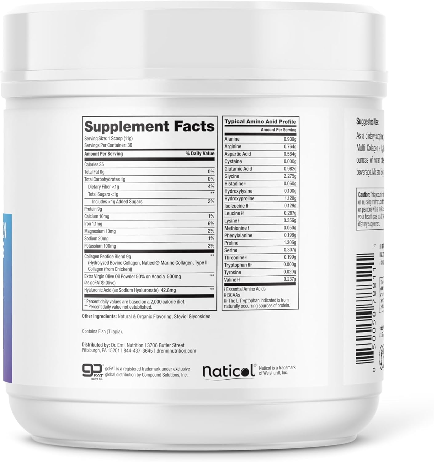 dr-emil-nutrition-multi-collagen-peptides-plus---pumpkin-flavor-9g-collagen-with-hyaluronic-acid-for-skin-hair-nails-joint-support-non-gmo-gluten-free---107-oz-3