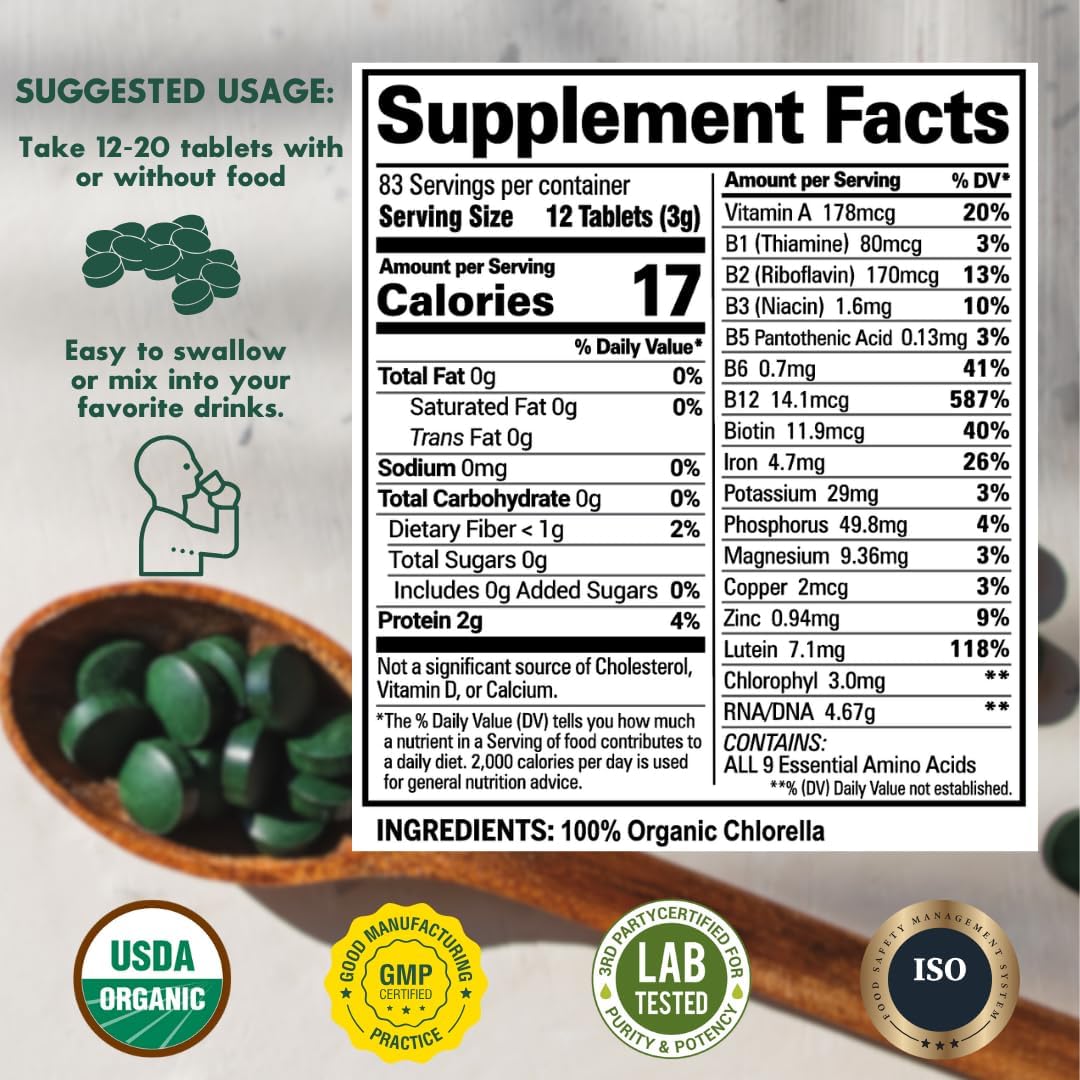 organic-sunlit-chlorella-tablets-mega-pack---1000-tablets-raw-non-gmo-pure-chlorella-pyrensoidosa-superfood-with-high-protein-chlorophyll-no-preservatives---2-pack-3