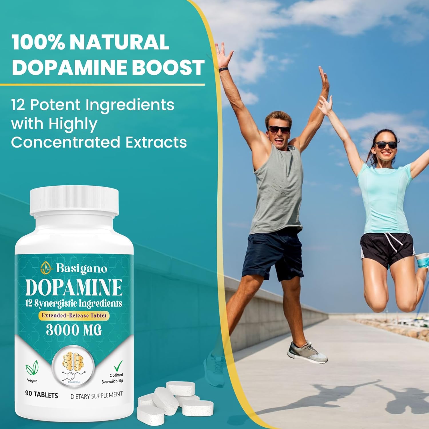 natural-dopamine-supplement-for-energy-focus-motivation-mental-alertness-and-mood---basigano---non-gmo-gluten-free---90-tablets-4