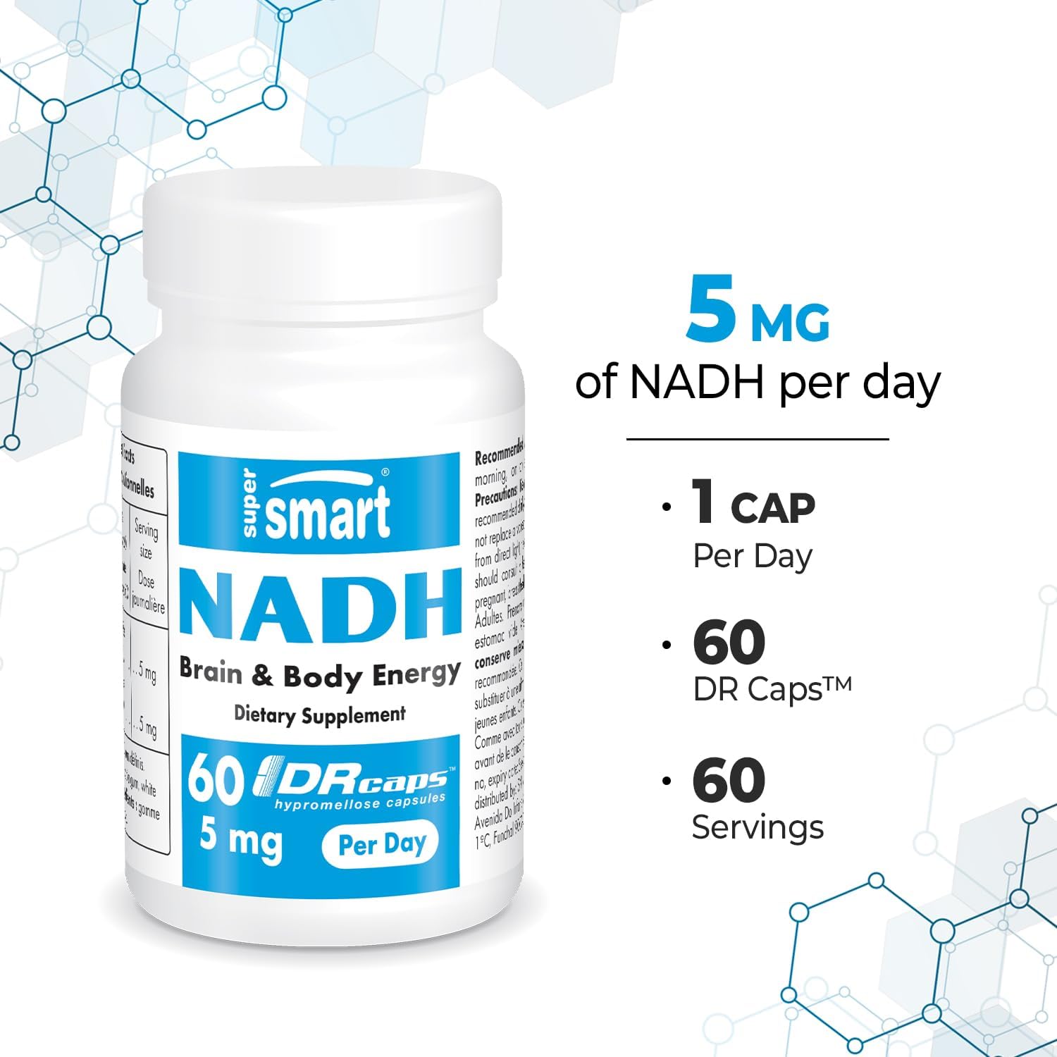 nadh-supplement-energy-pills-5mg-per-day---60-delayed-release-capsules-non-gmo-gluten-free---supersmart-4
