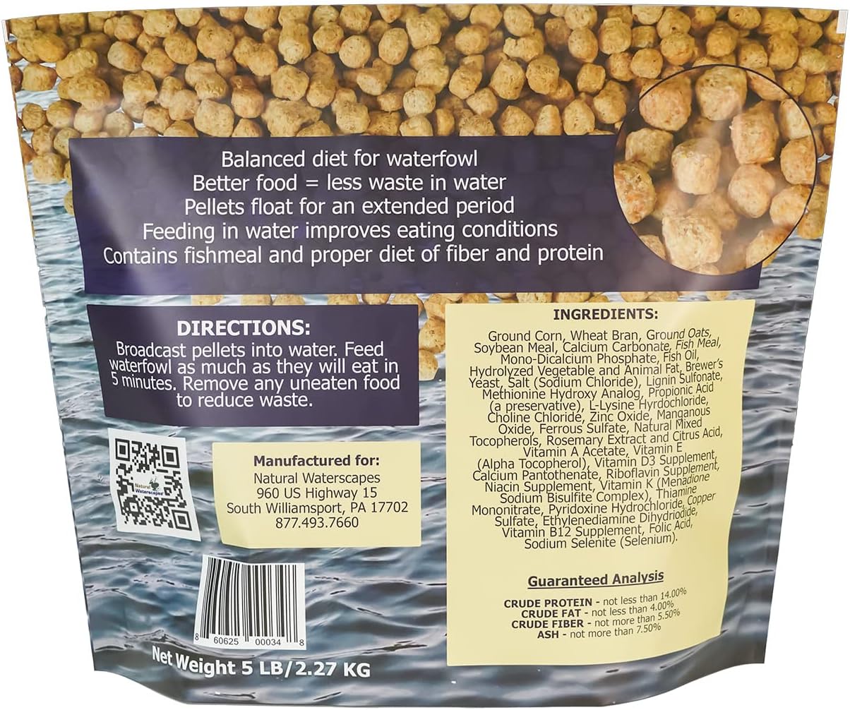 floating-waterfowl-feed-pellets-5-lb-resealable-bag-for-ducks-swans-geese-natural-ingredients-ideal-for-wild-or-pet-ducks-3