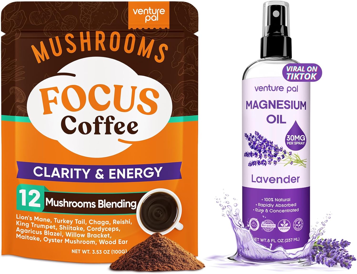 focus-immunity-bundle-mushroom-coffee-with-ashwagandha-magnesium-oil-spray-for-sleep-muscle-relief---40-servings-8-oz-1