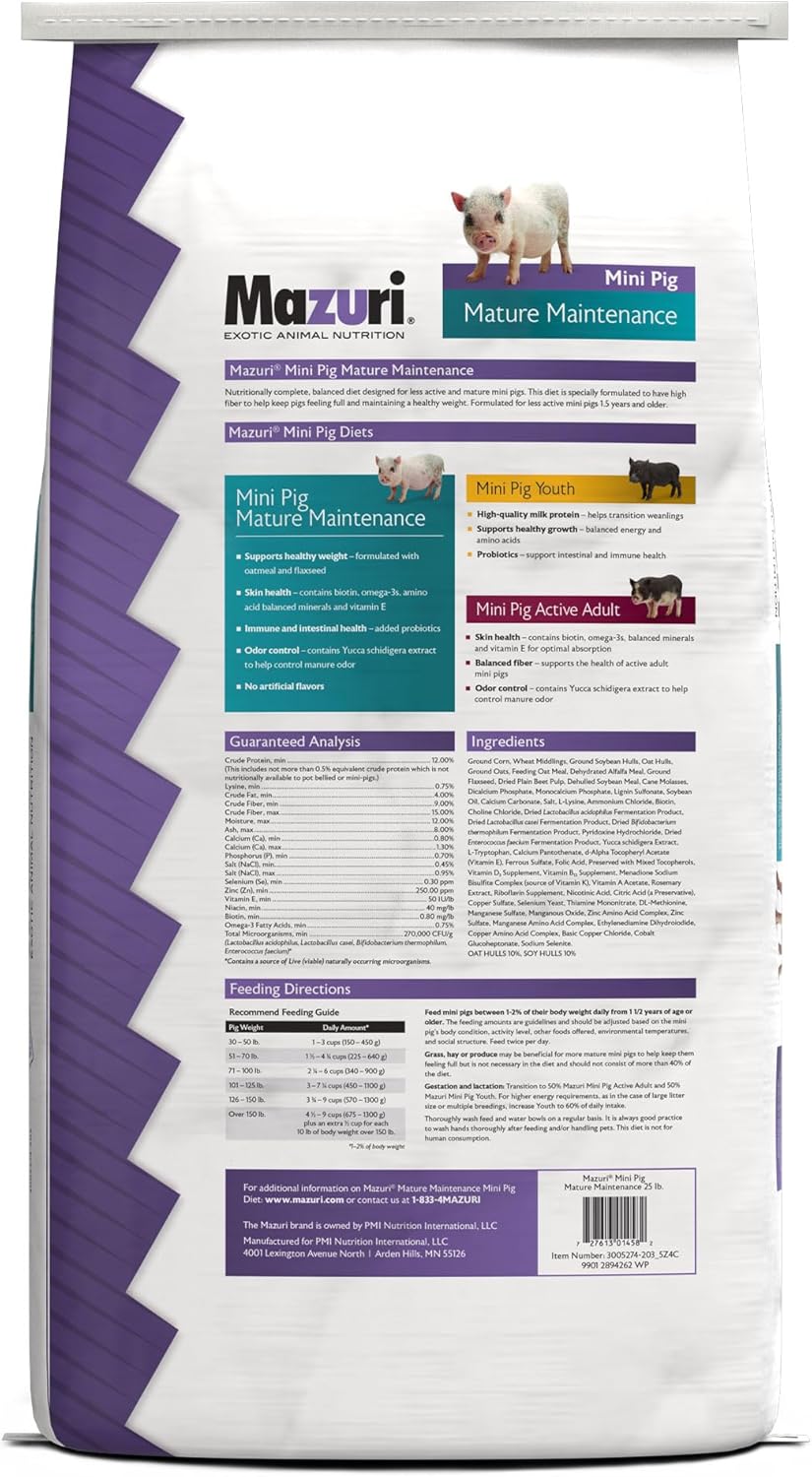 mazuri-mini-pig-mature-maintenance-food---25-lb-bag-complete-nutrition-3