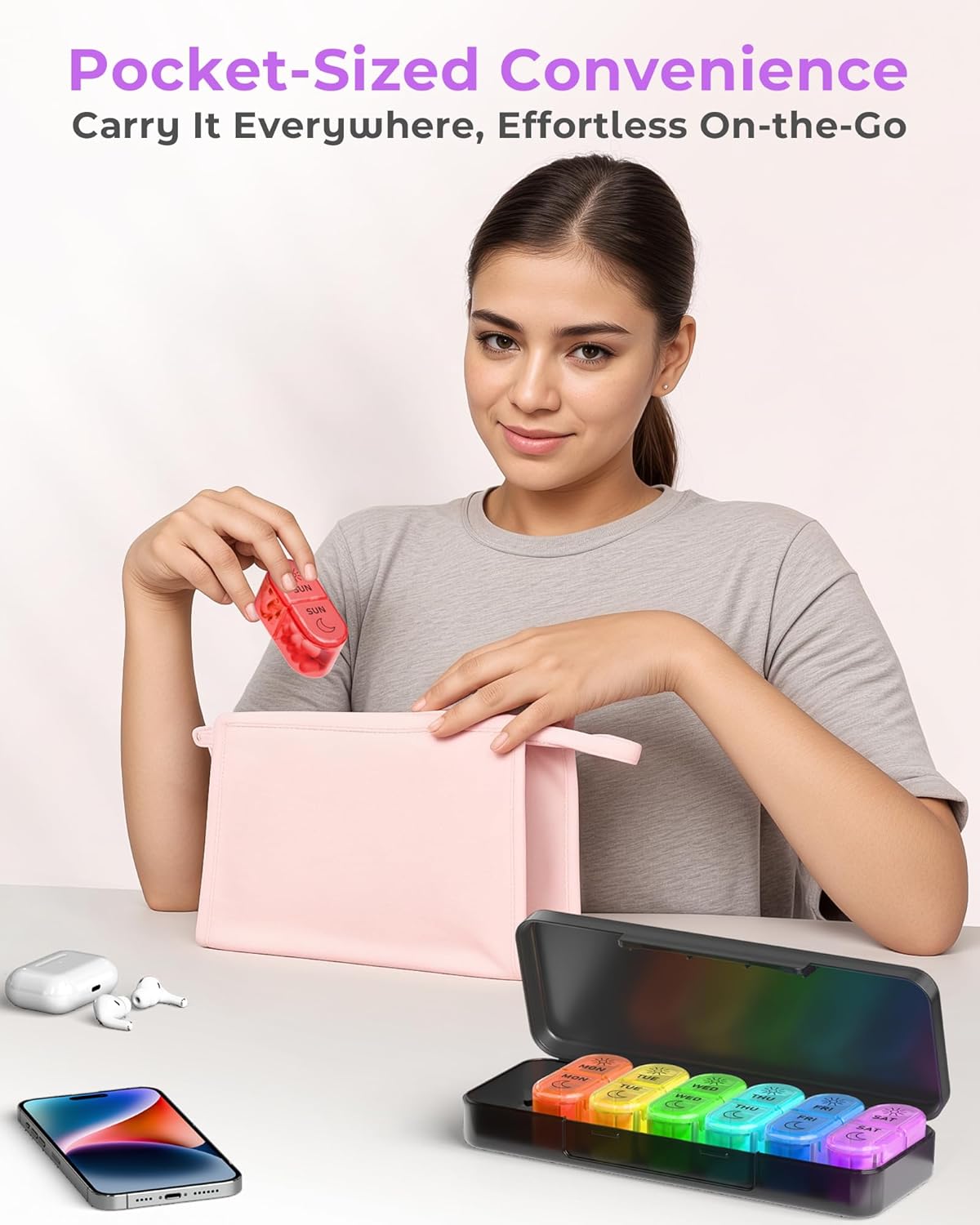 7-day-am-pm-pill-box-organizer-for-travel-vitamins-fish-oils-supplements---weekly-medication-organizer-for-2-times-a-day-5