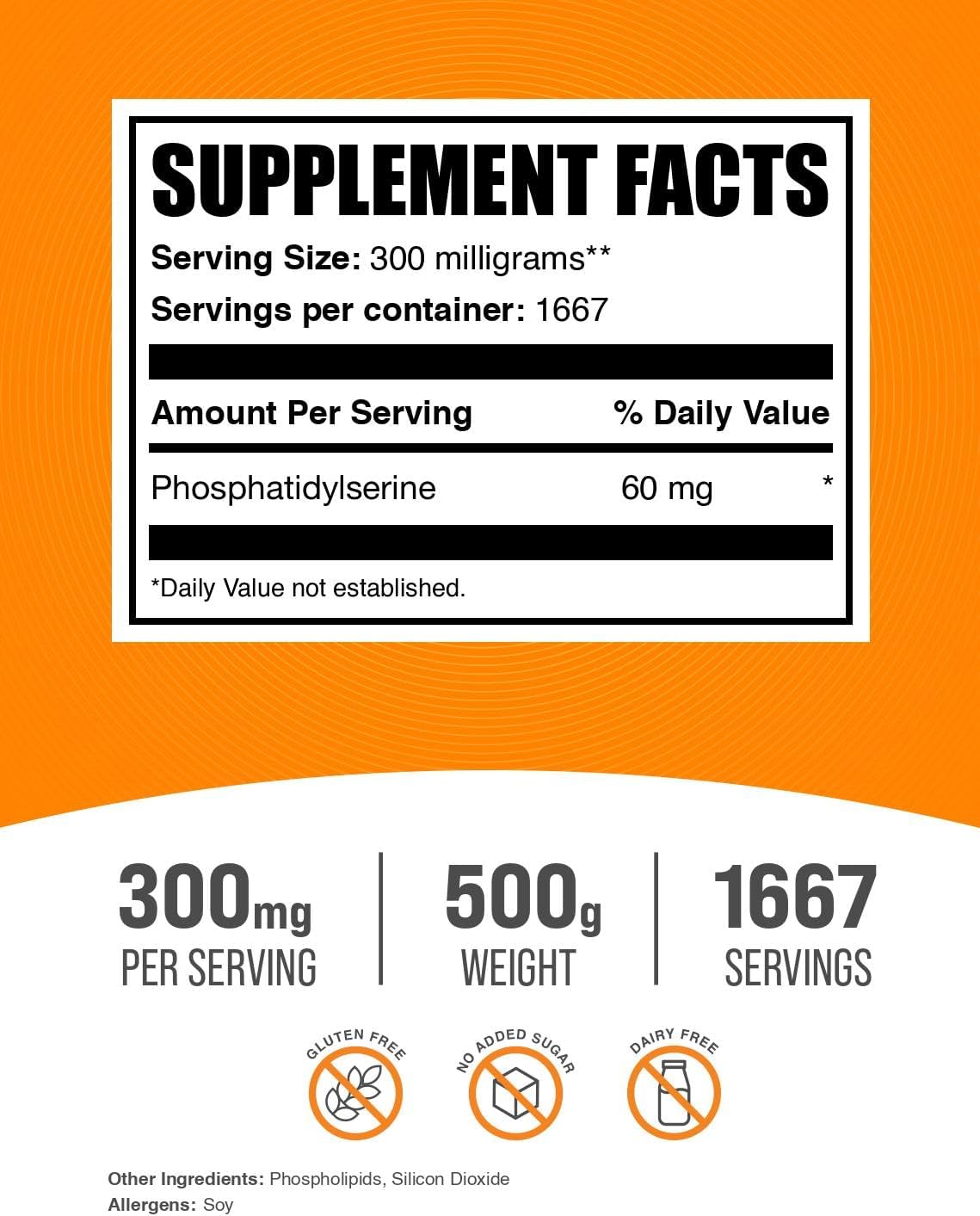 phosphatidylserine-powder-supplement---300mg-per-serving-sourced-from-soy-beans---500g-11-lbs---pack-of-1-2