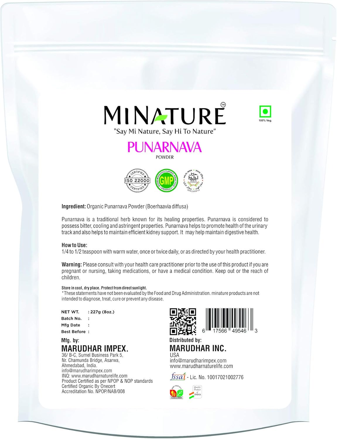 227g-8oz-miniature-punarnava-powder---100-natural-herb-for-digestion-liver-and-kidney-health---diuretic-vata-and-kapha-balancing-2