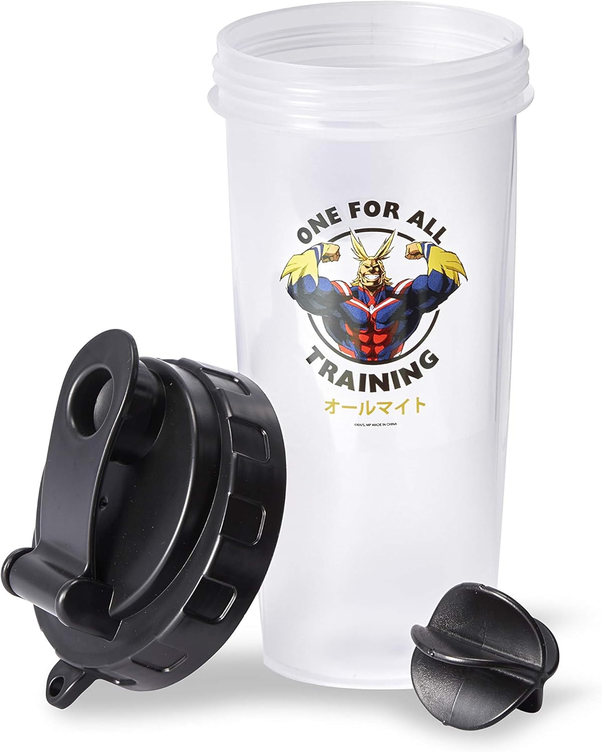 my-hero-academia-all-might-training-gym-shaker-bottle-with-mixing-ball---ideal-for-protein-shakes-workout-blends-2