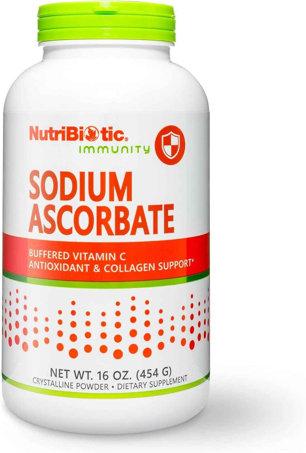 NutriBiotic Sodium Ascorbate Powder - 16 Oz | Vegan & Non-Acidic Vitamin C | Immune Support & Antioxidant | Gluten & GMO Free