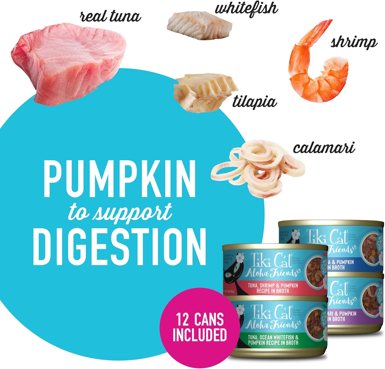 tiki-pets-tiki-cat-aloha-friends-variety-pack---seafood-flavors-with-pumpkin---3-oz-cans-12-pack---high-protein-high-moisture-cat-food-for-all-life-stages-4
