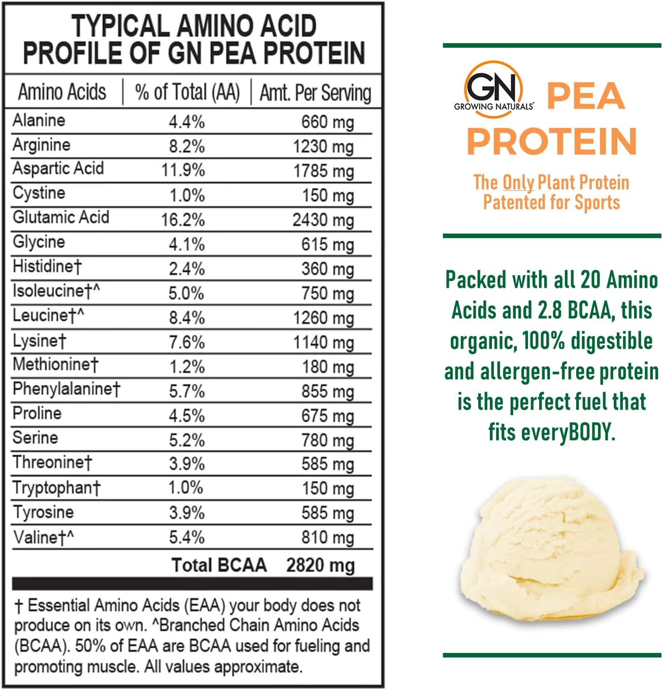 organic-vanilla-blast-pea-protein-powder---vegan-plant-based-low-carb-low-sugar-bcaa---1lb-pack-3