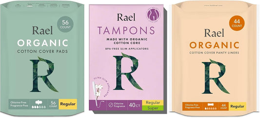 organic-cotton-feminine-care-trio-regular-pads-56ct-bpa-free-tampons-multipack-40ct-panty-liners-44ct-for-women-1