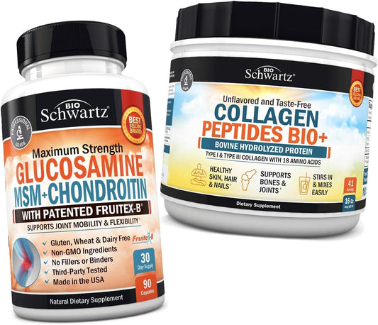 bioschwartz-collagen-peptides-powder-with-glucosamine-chondroitin-and-msm-for-healthy-bone-joint-support---promotes-flexibility-and-supports-cartilage-1
