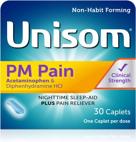 unisom-pm-pain-nighttime-sleep-aid-caplets---30-count-with-acetaminophen-diphenhydramine-hci-for-pain-relief-and-sleep-support-1